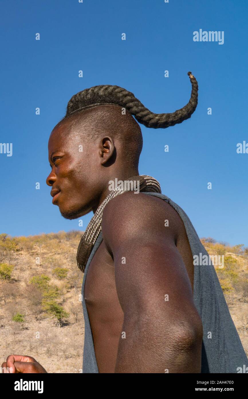 Himba Volk, Namibia Stockfoto