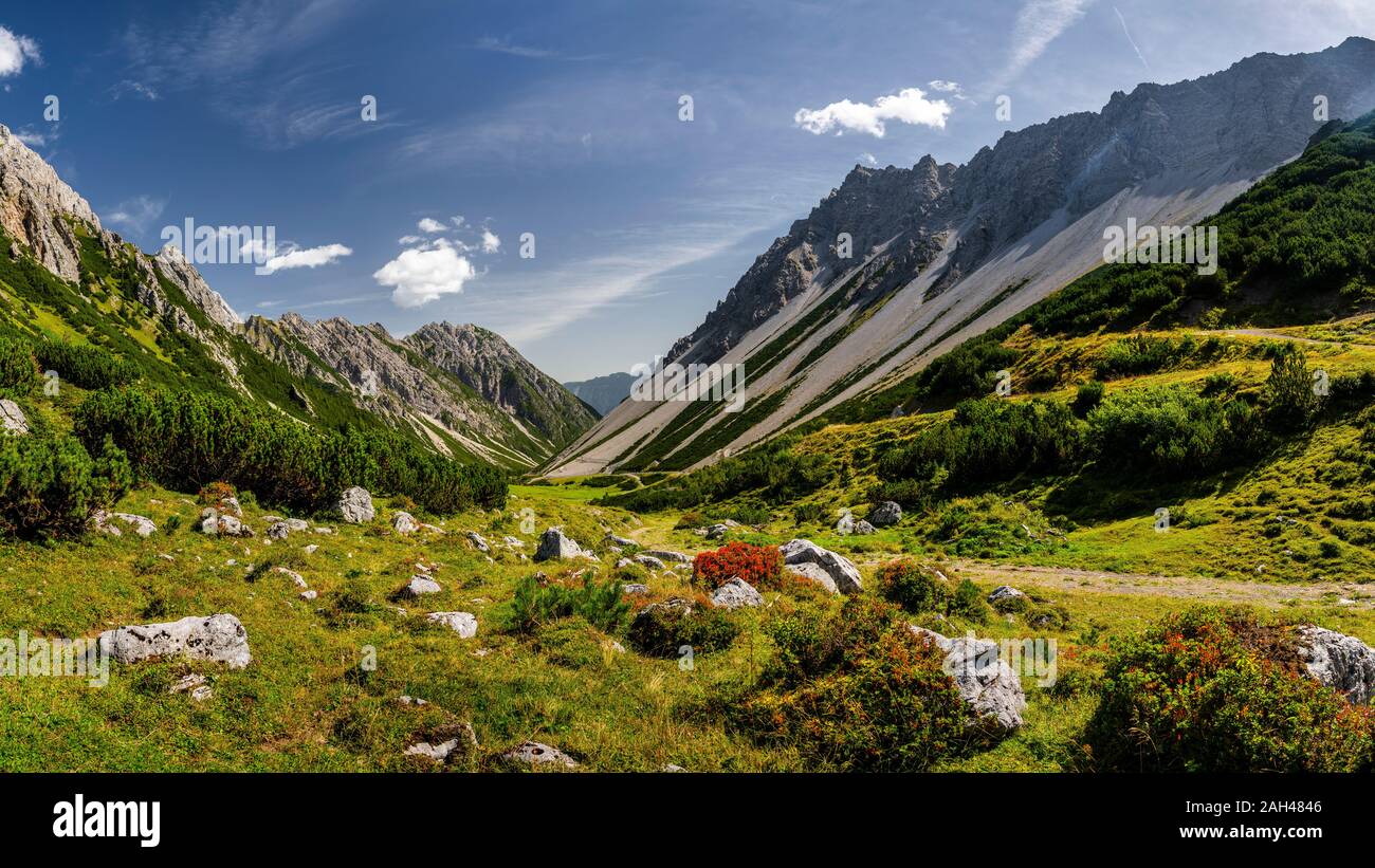 Österreich, Tirol, Hahntennjoch Pass in den Lechtaler Alpen Stockfoto