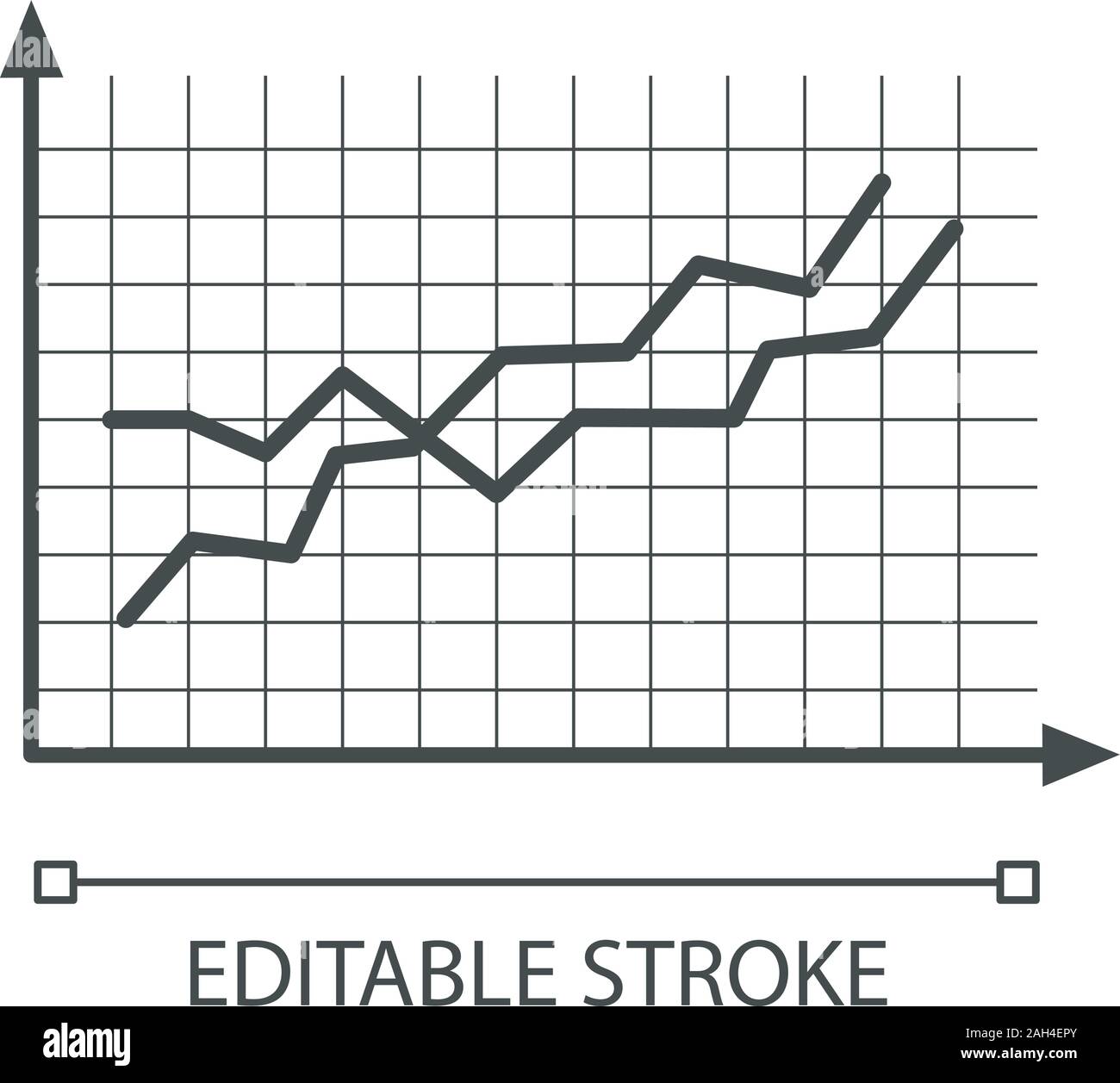 Website Ranking lineare Symbol. SEO-Überwachung. Dünne Linie Abbildung. SMM, SEO Statistiken. Marketing analytics. Die Analyse der Daten. Social Media Analytics. Stock Vektor