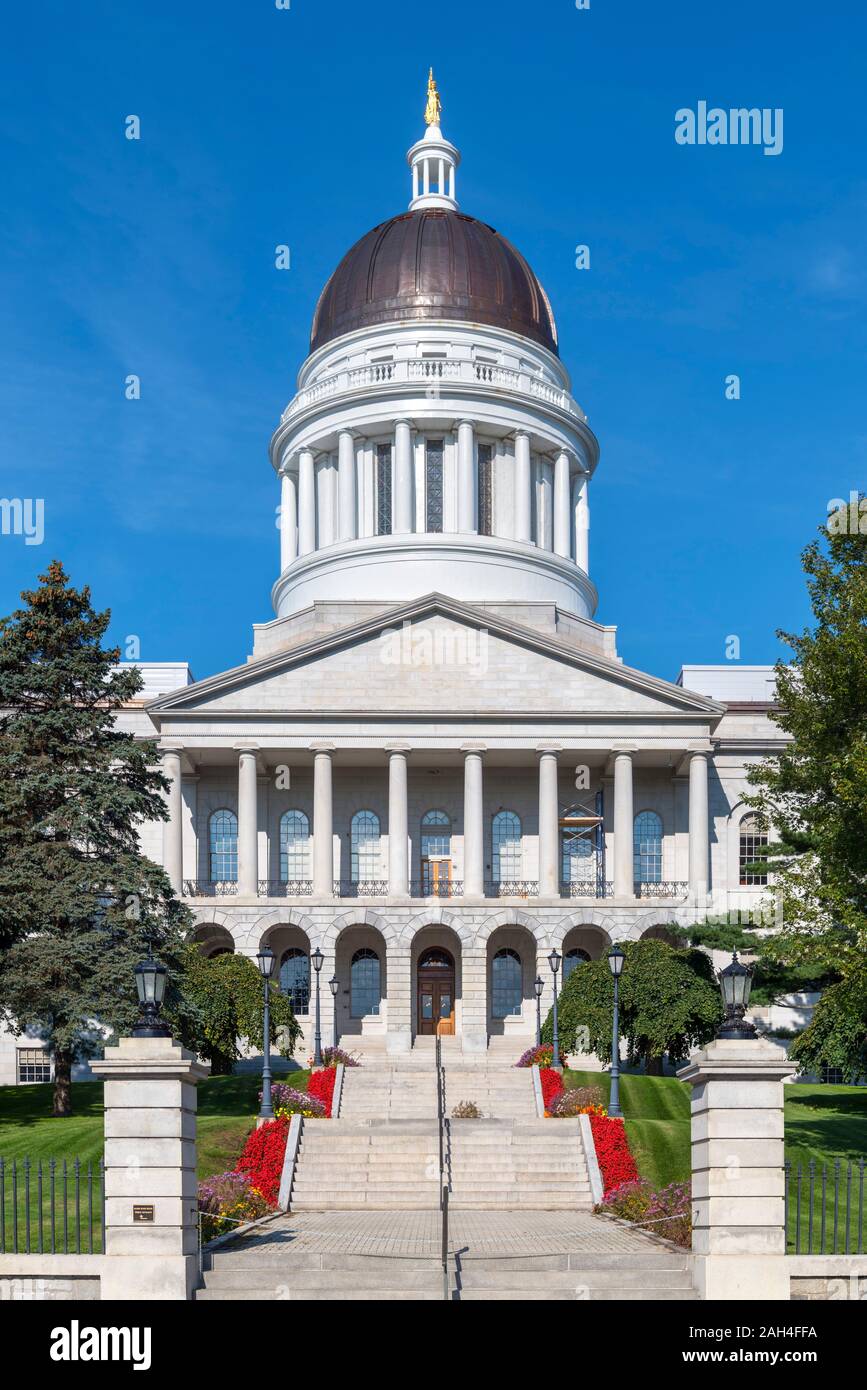Maine State House (State Capitol), Augusta, Maine, USA Stockfoto