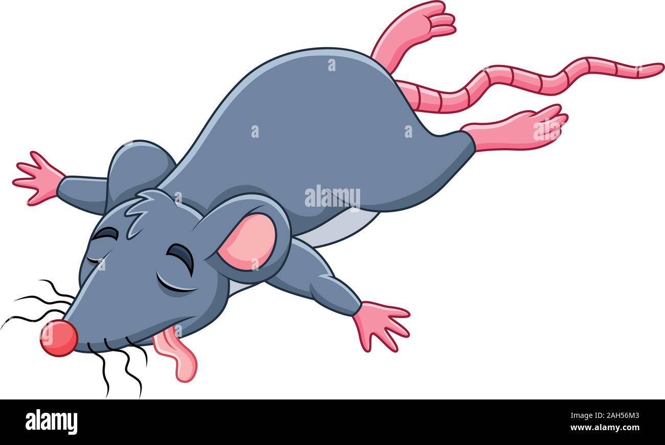 Cartoon tote Maus Stock Vektor