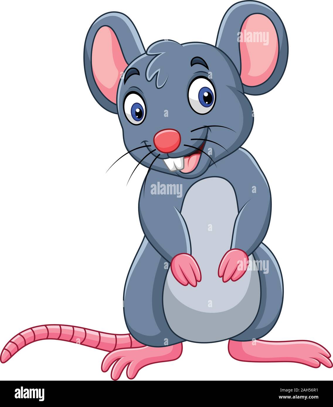 Cartoon Funny Mouse Stock Vektor