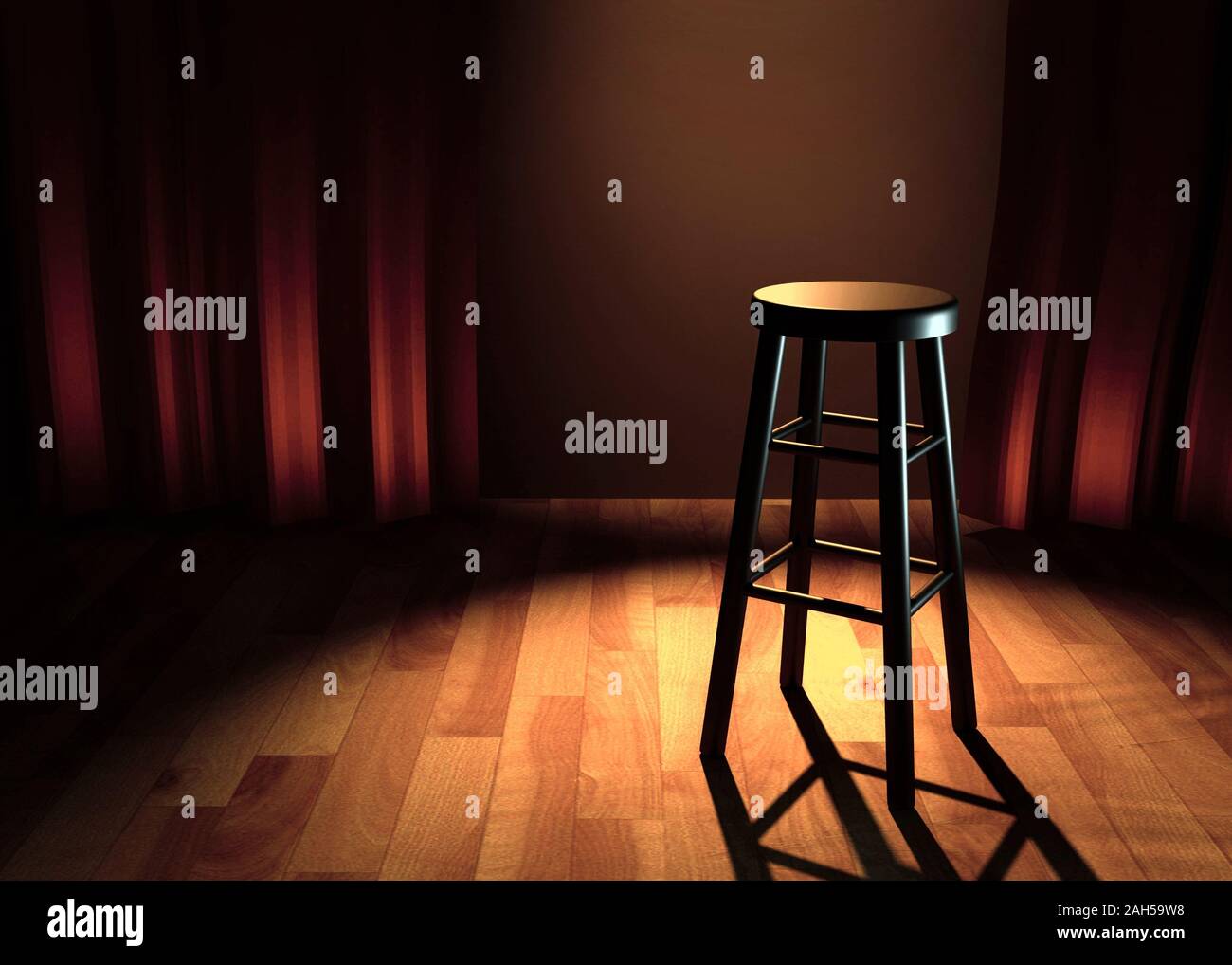 Komödie Stadium 3D-Darstellung Stockfoto