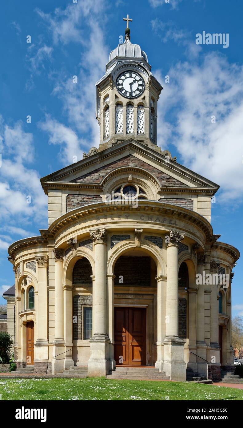Arley Congregational Chapel, Cheltenham Road, Bristol, UK 1855 gebaut, jetzt die Polnische Katholische Mission Stockfoto