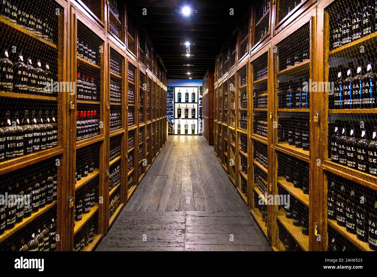 Blandy's Wine Lodge, Funchal, Madeira, Portugal Stockfoto