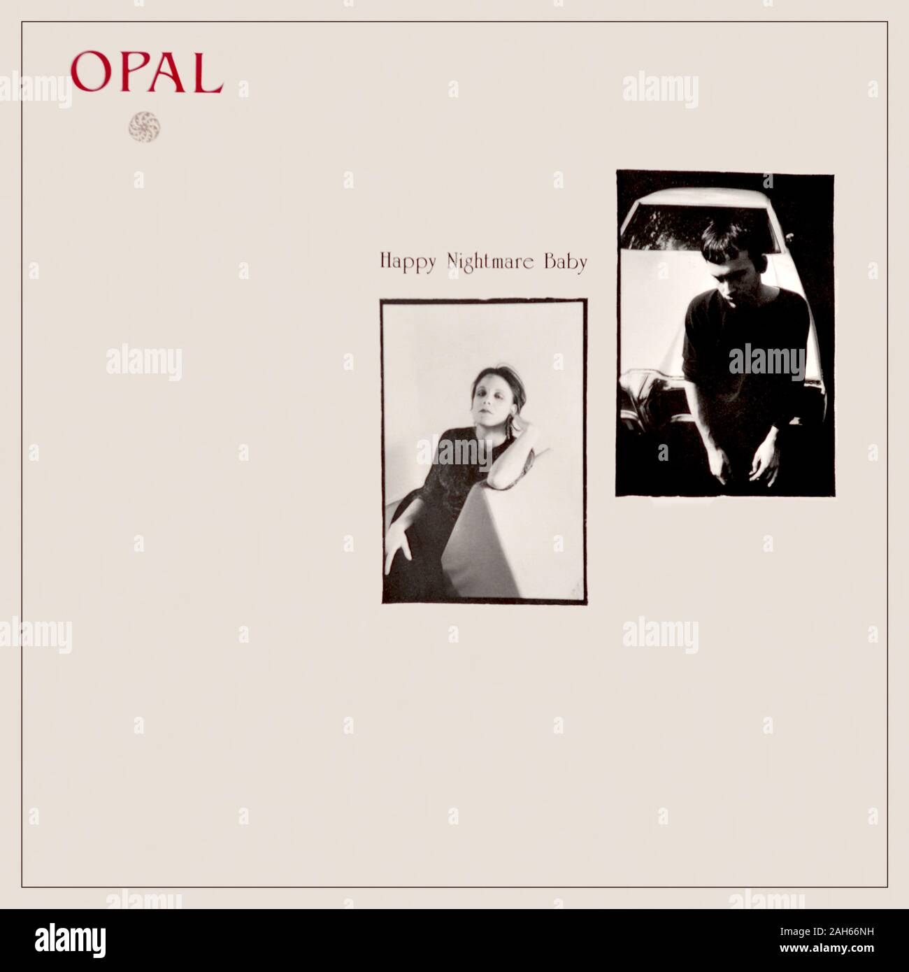 Opal - original Vinyl Album Cover - Happy Nightmare Baby - 1987 Stockfoto