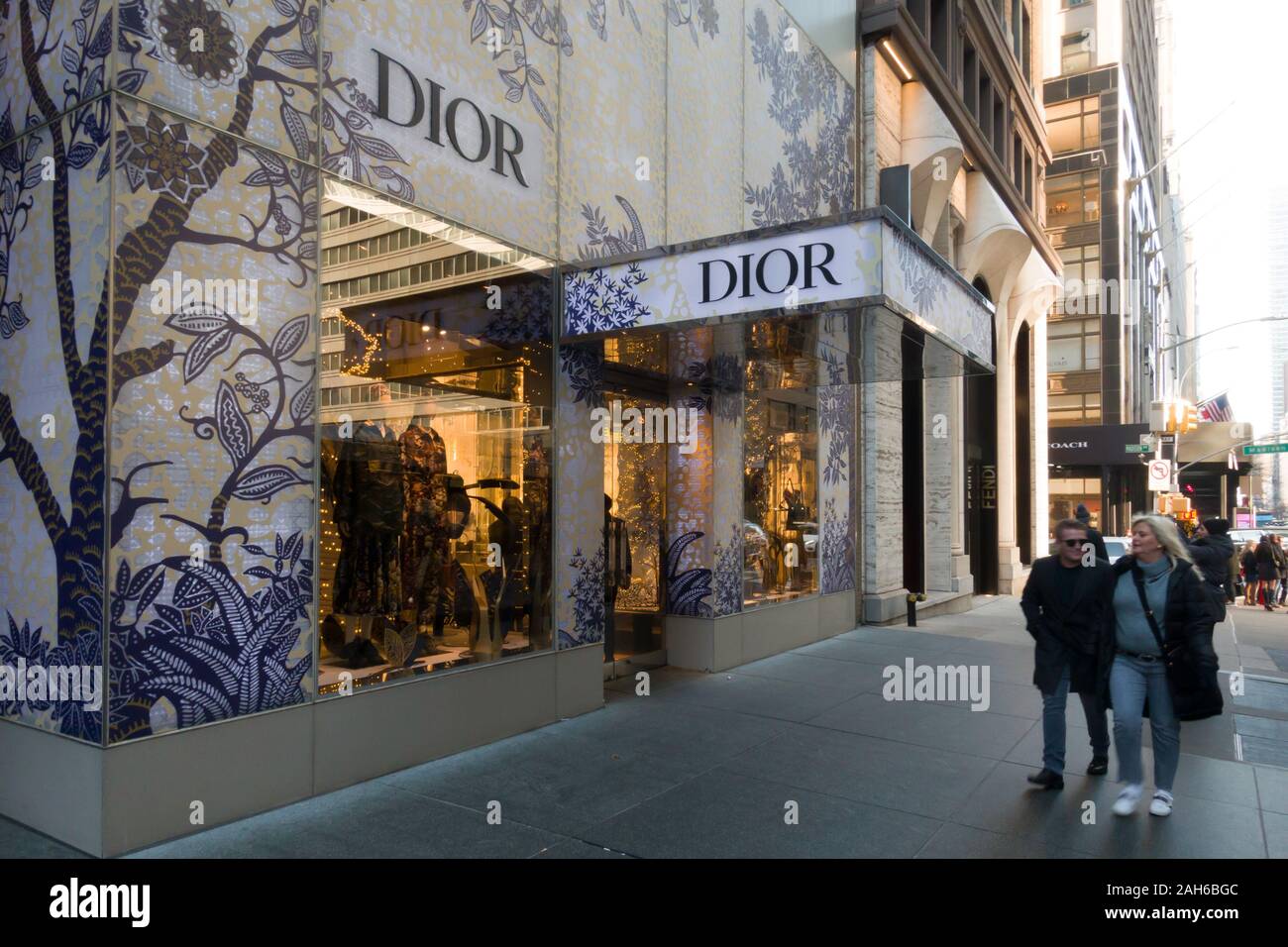 Dior Storefront, East 57th Street, NYC Stockfoto