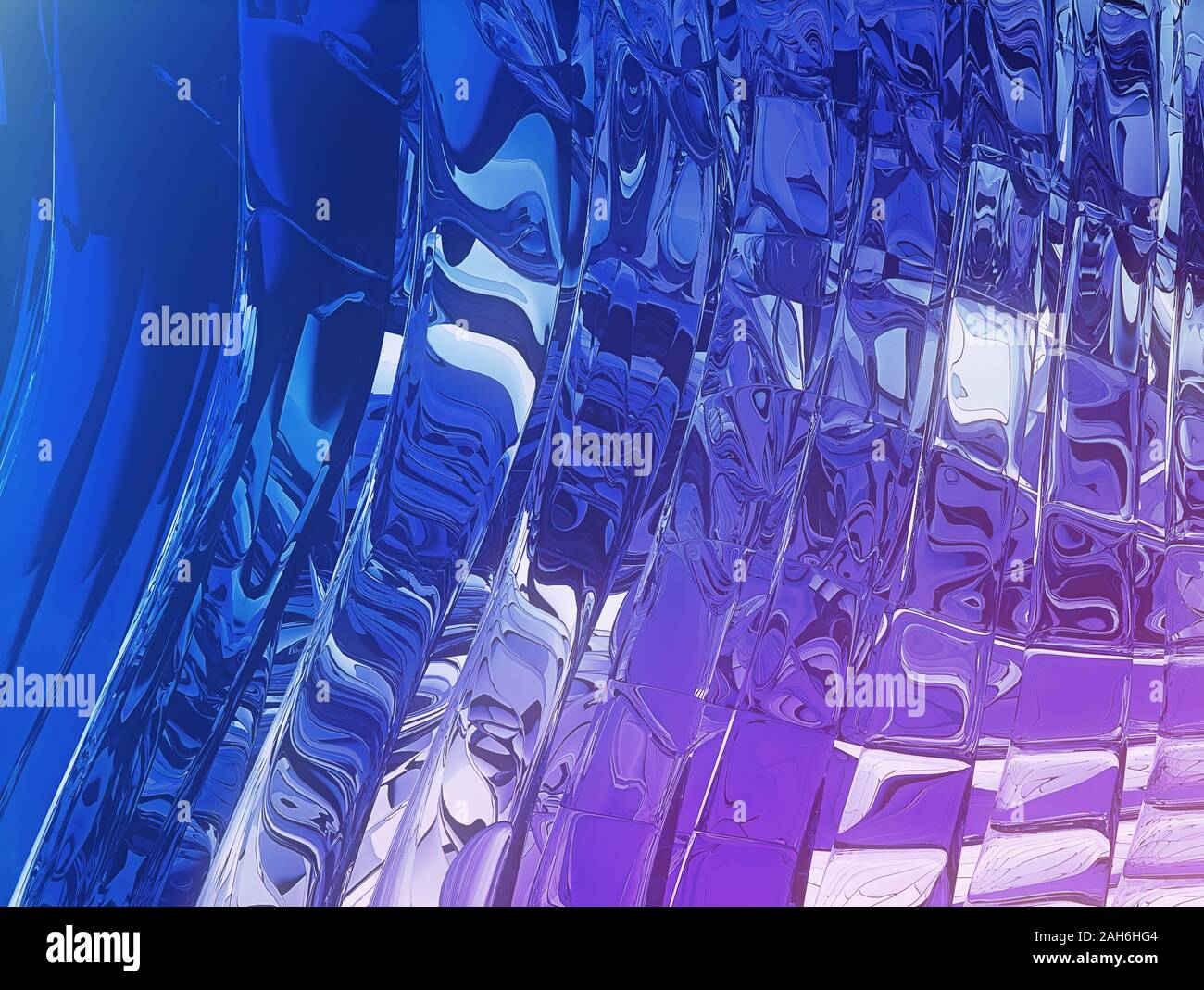 Abstrakte Glas Design digitale Hintergrund - computergenerierte Kunst Stockfoto