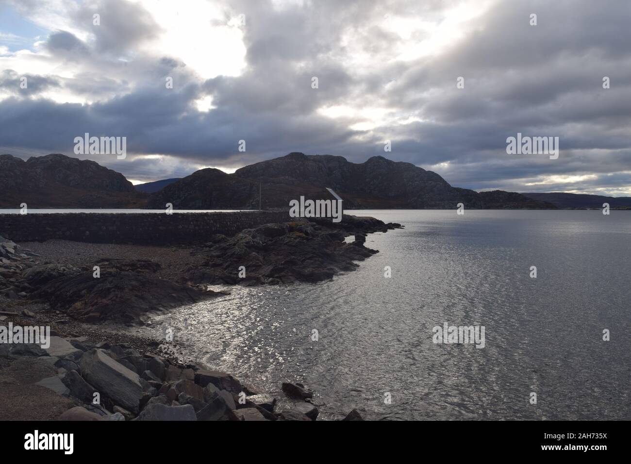 Westküste von Schottland ullapool und Wester Ross. Stockfoto