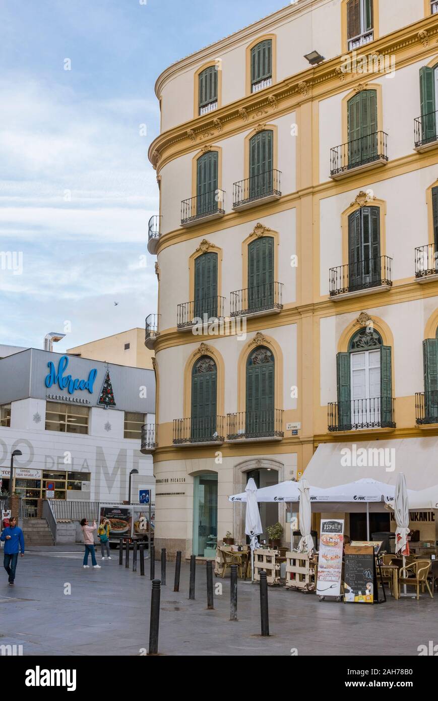 Pablo Picasso Museo, Casa Natal, Museum und Geburtsstätte von Pablo Picasso, heute Picasso-Stiftung, Málaga, Andalusien. Spanien. Stockfoto