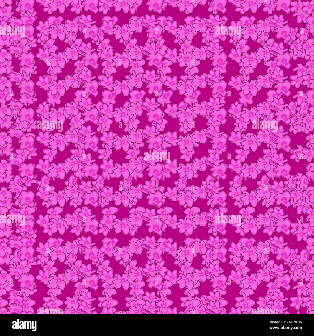 Florale nahtlose Muster in einer kleinen Blume. Motive verstreut zufällige Textur. Kleine rosa Streublümchen für Textilien, Stoffe, Drucken, Geschenkverpackung. Vektor Stock Vektor