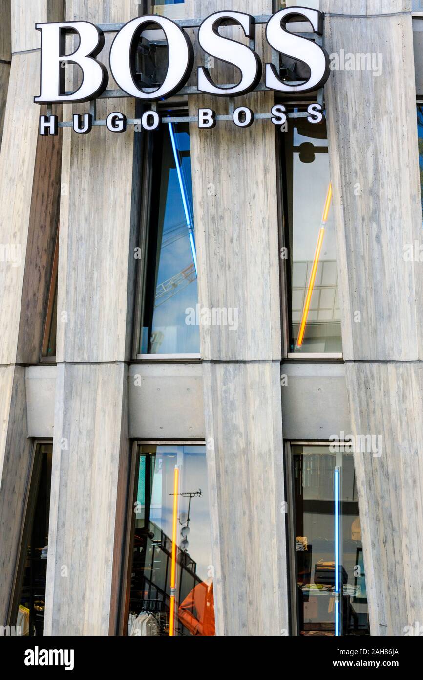 Hugo Boss Flagship Store in Omotesando, Tokio. Designer Norihiko Dan