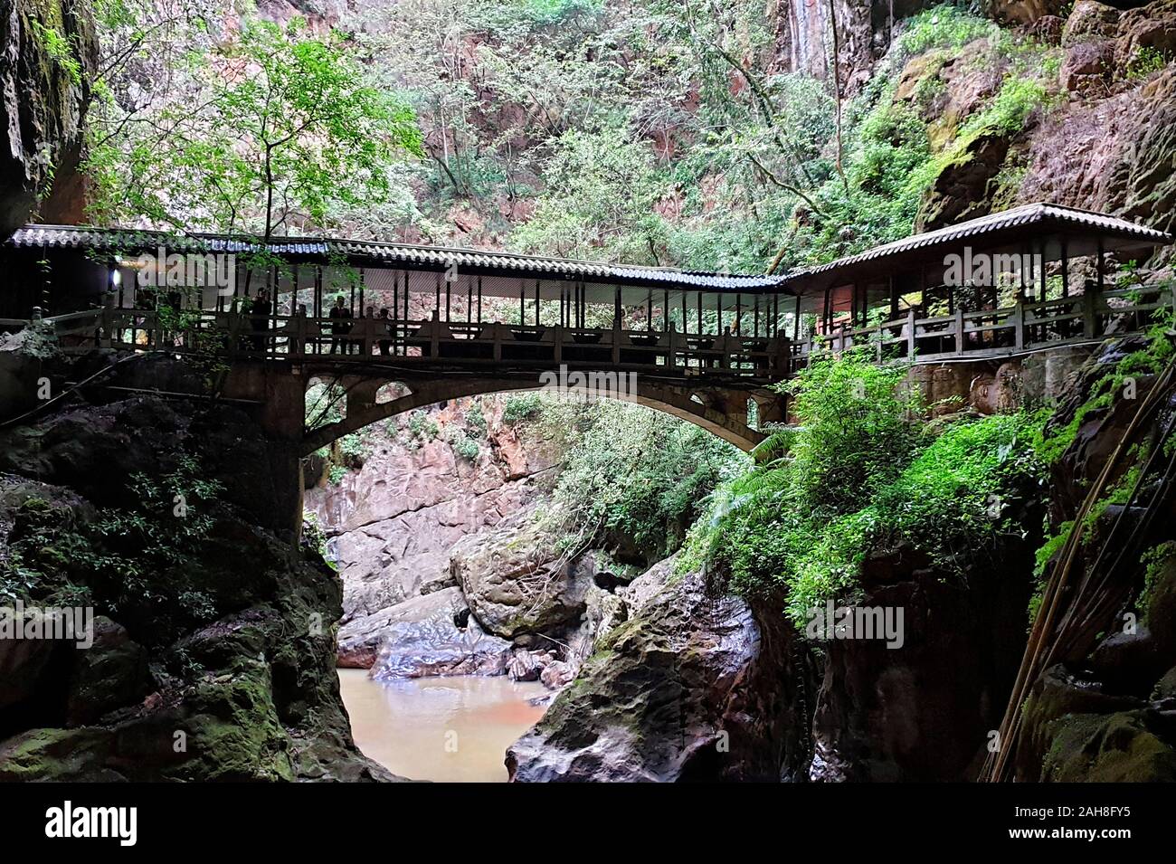 Bei Kunking jiuxiang Scenic Area, Provinz Yunnan, China Stockfoto