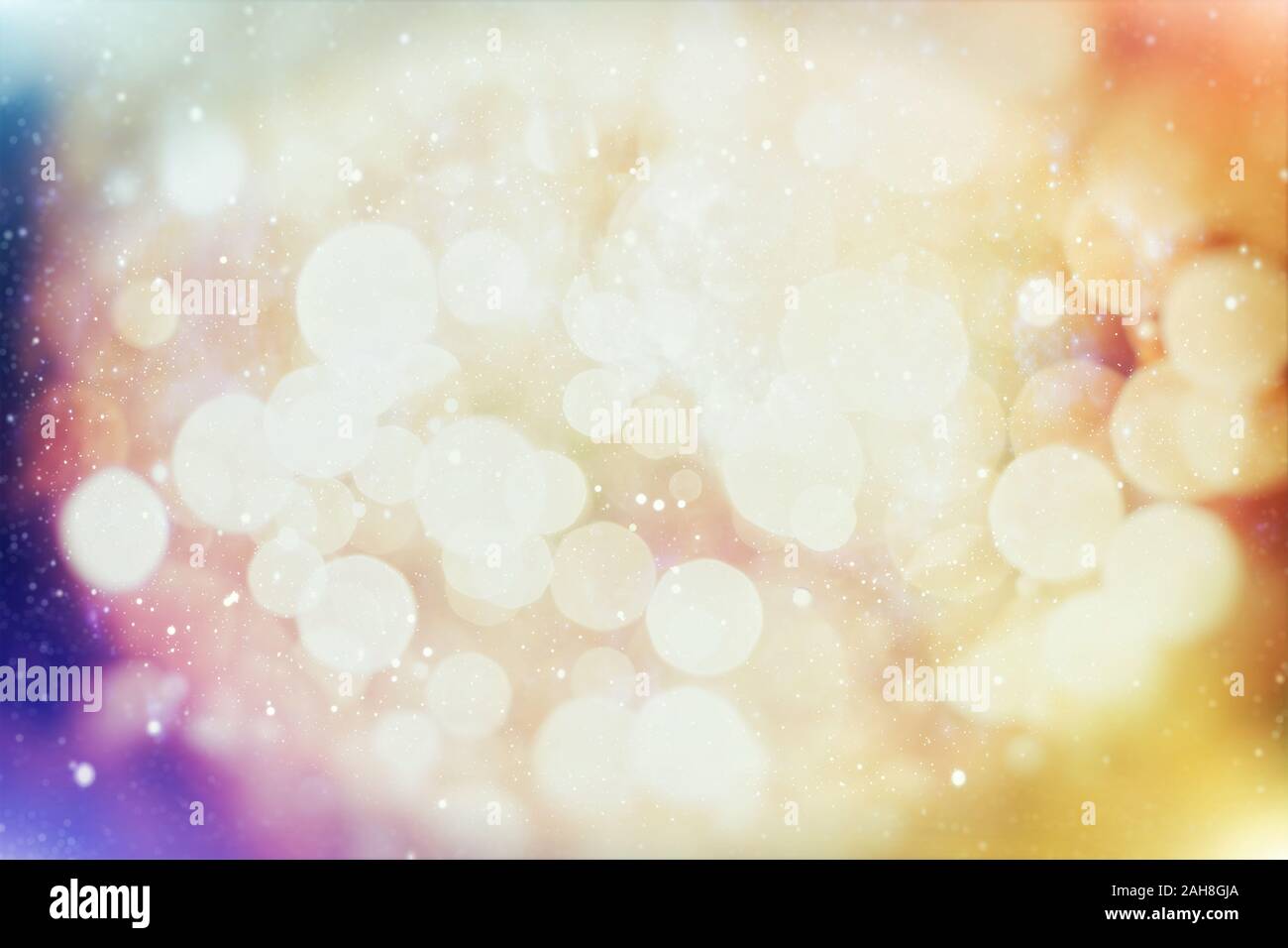 Glitzernde Weihnachten Hintergrund. Gelb Weihnachten Hintergrund Glitter Weihnachten Hintergrund. Stockfoto