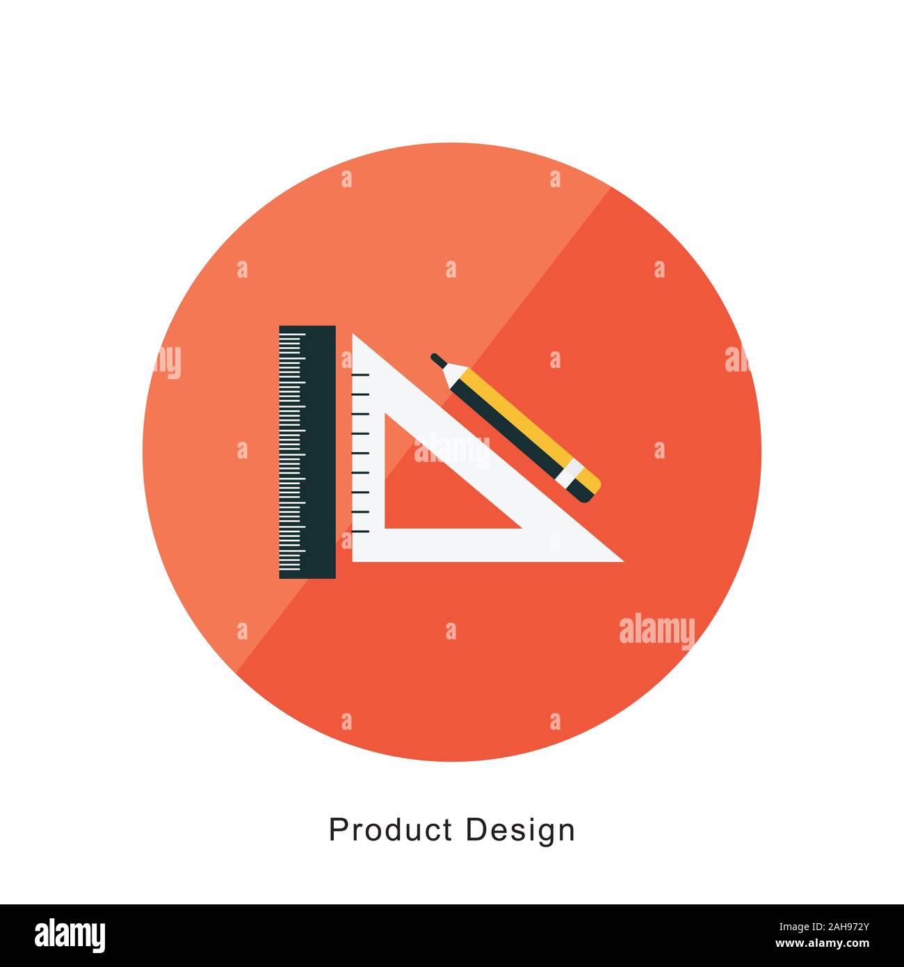 Produkt Design Konzept Vektor Stockfoto