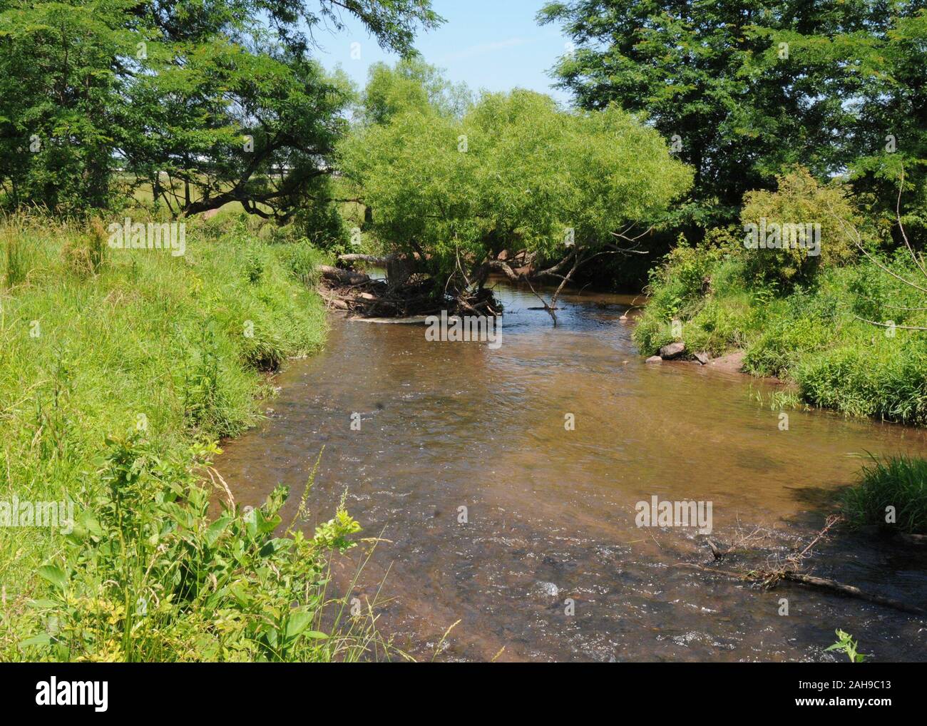 Das USLANDWIRTSCHAFTSMINISTERIUM ausgewählten drei Wasserscheide, conewago Creek in Pennsylvania (dargestellt), Smith Creek in Virginia und Oberen Chester River in Maryland als Teil der Chesapeake Showcase Watershed Project. Die wasserscheide Projekt wird die kollektiven Energien von Bund, Laendern und lokalen Partnern zu helfen, den Grundeigentümern und Gemeinden ihr Land in nachhaltige Wege, die nicht die Wasserqualität beeinträchtigen. Wenn diese wasserscheiden sind erfolgreich wiederhergestellt. Sie Modelle für die sechs Staaten bei der Wiederherstellung der Chesapeake Bay beteiligt werden. Conewago Nebenfluss-wasserscheide umfasst 33,606 Hektar Stockfoto