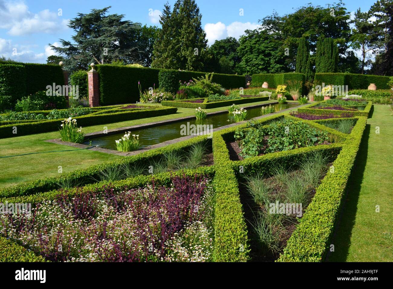 Abbeywood Gärten, Delamere, Northwich, Cheshire, Großbritannien Stockfoto