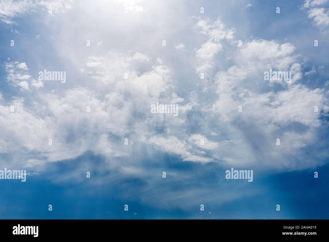 Himmel, Wolken, Licht Stockfoto