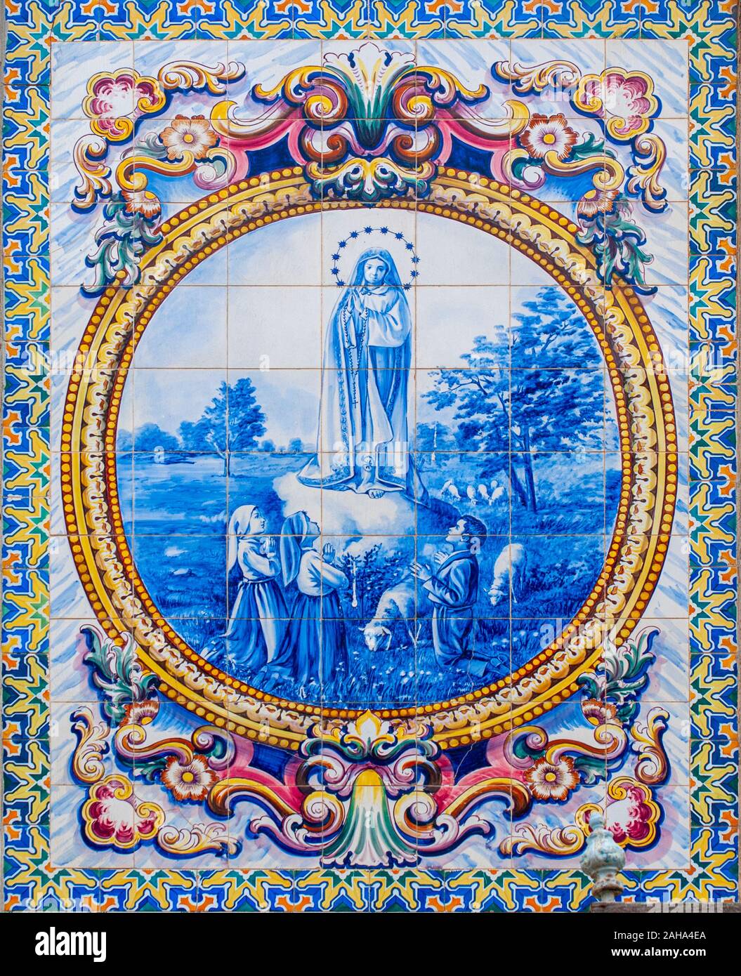Virgin Mary Tile Ceramic Stockfotos Und Bilder Kaufen Alamy