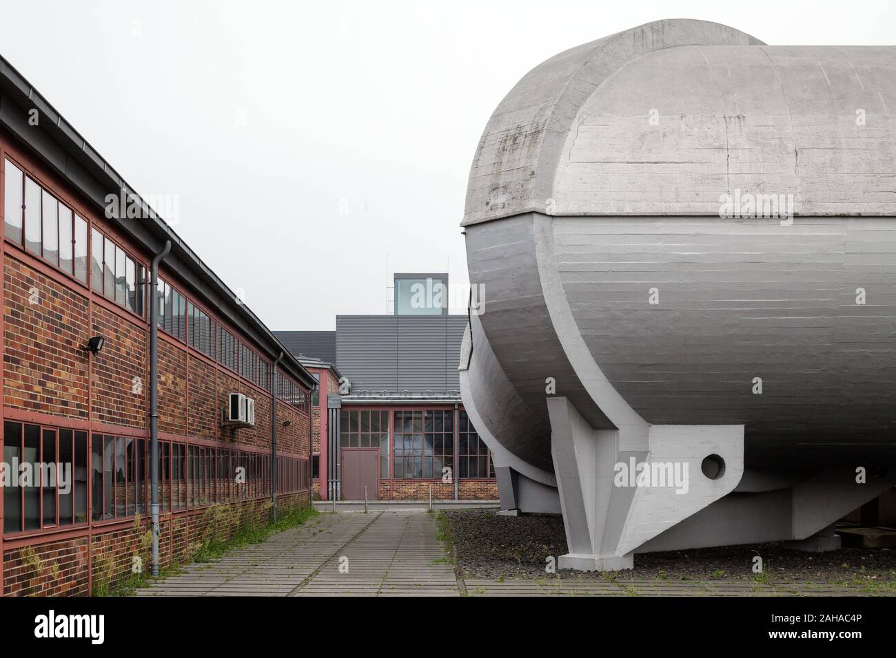 03.06.2018, Berlin, Berlin, Deutschland - Windkanal der Deutschen Versuchsanstalt für Luftfahrt im Science Park Adlershof - Stadt der Wissenschaft. 0 Stockfoto