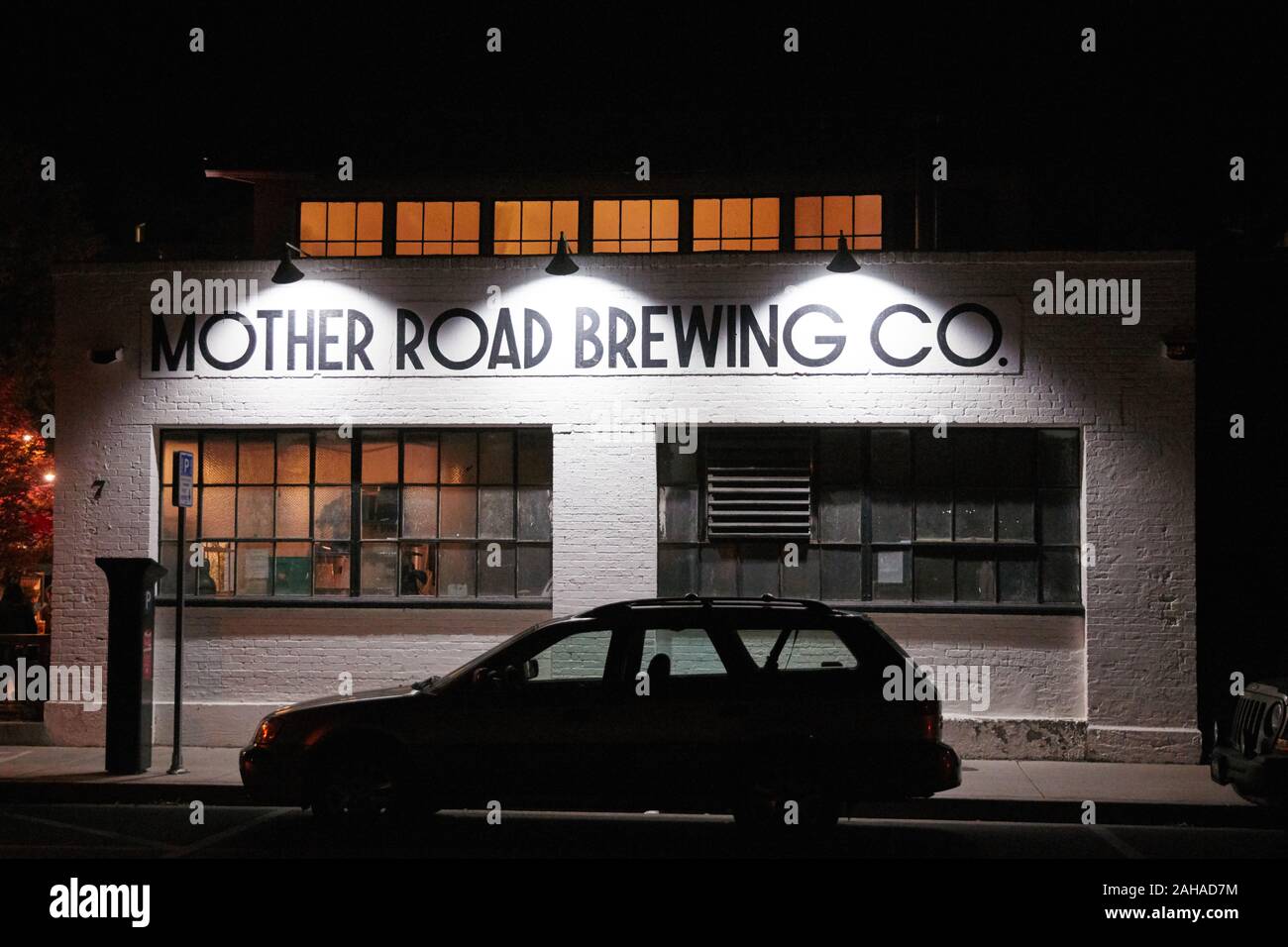 Mutter Road Brewing Company in Flagstaff, Arizona Stockfoto