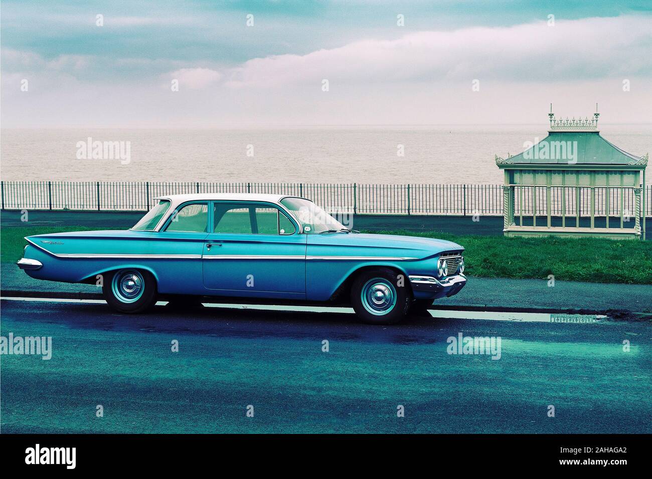 1961 Chevrolet BelAir Limousine Stockfoto