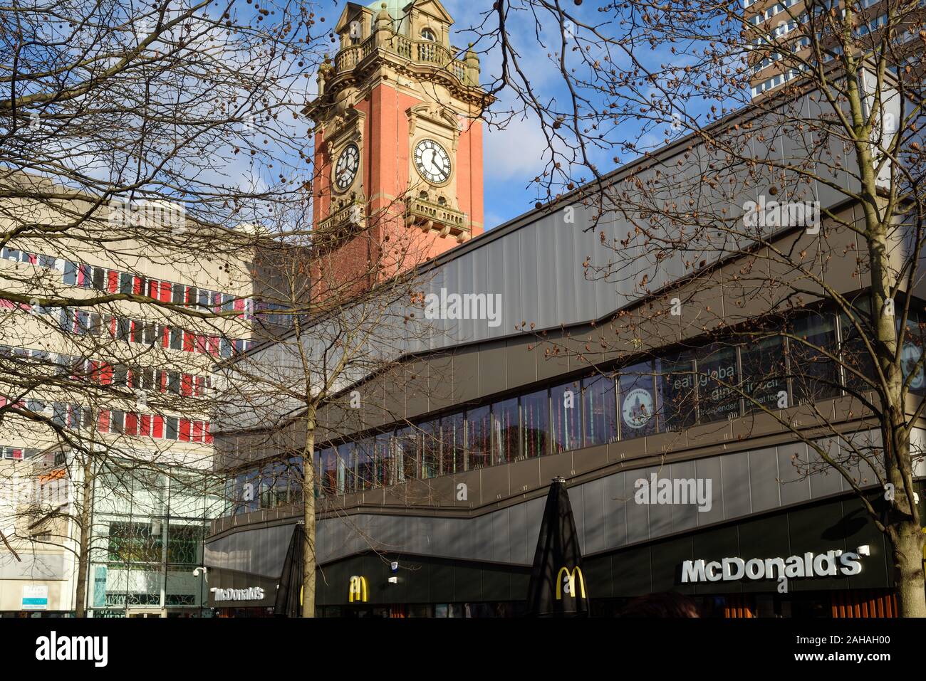Nottingham Victoria Station Clock Tower, UK. Stockfoto
