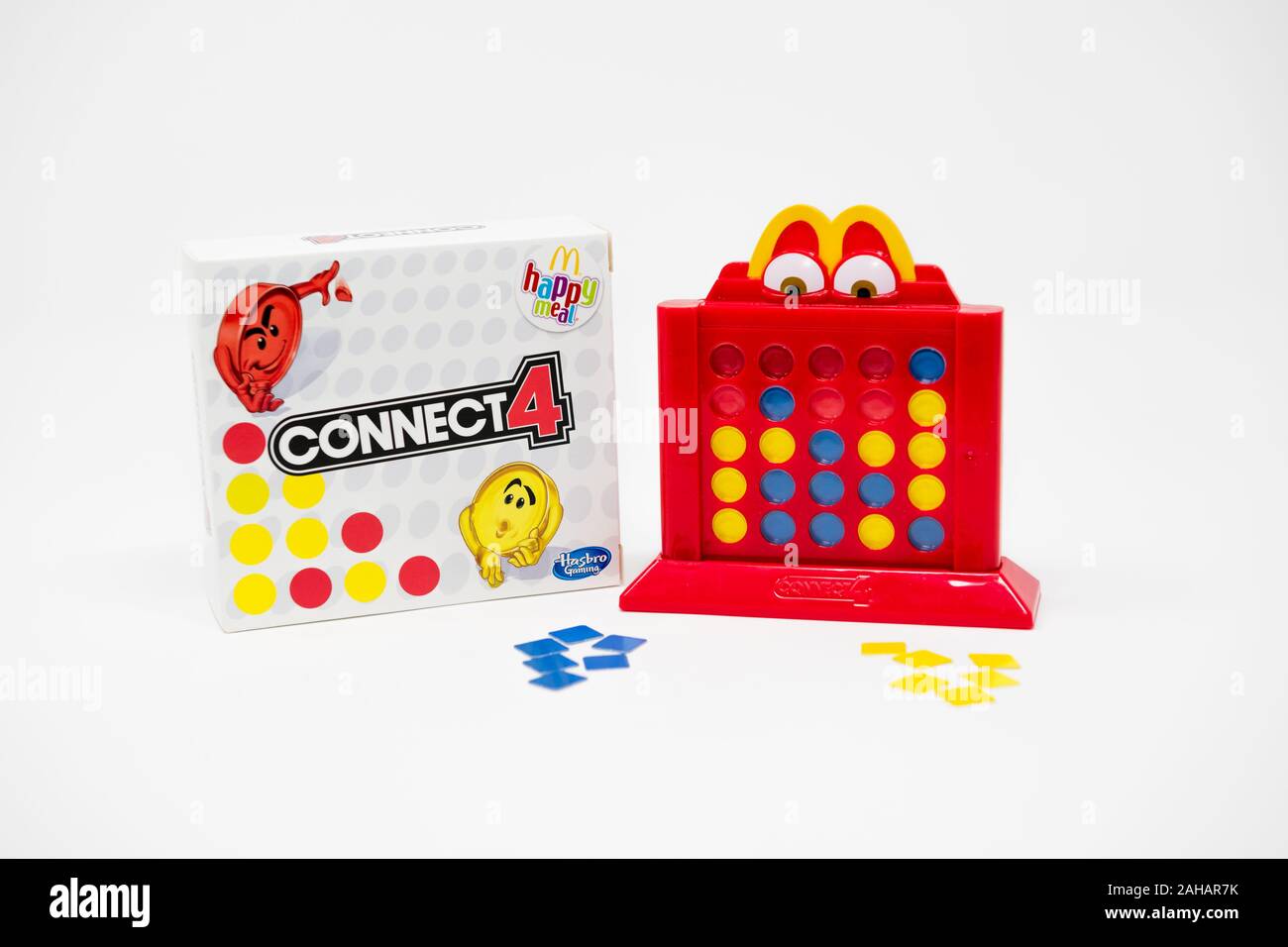 Mcdonald's Happy Meal childs Spiel Verbinden4. Stockfoto