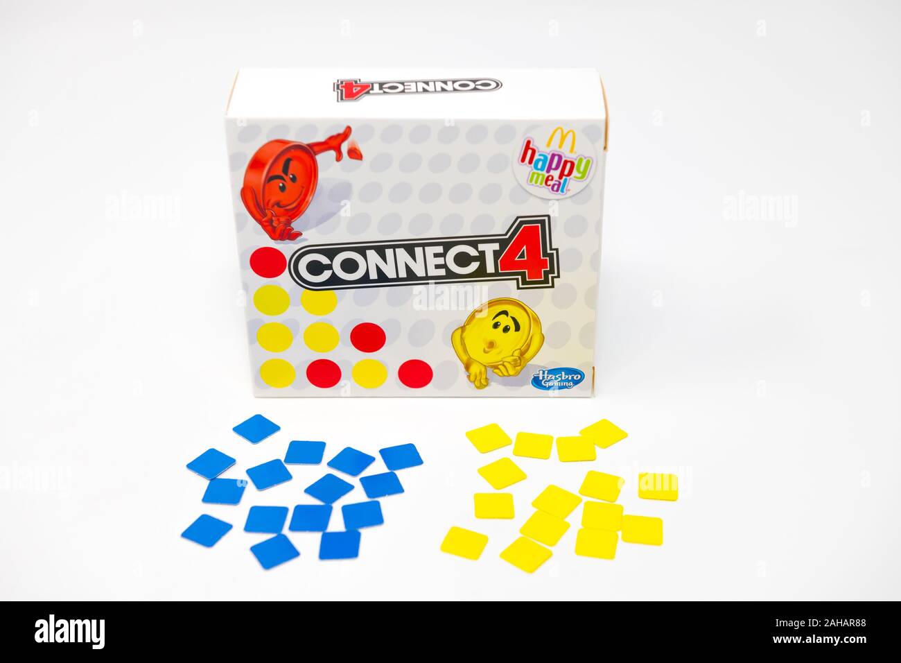 Mcdonald's Happy Meal childs Spiel Verbinden4. Stockfoto