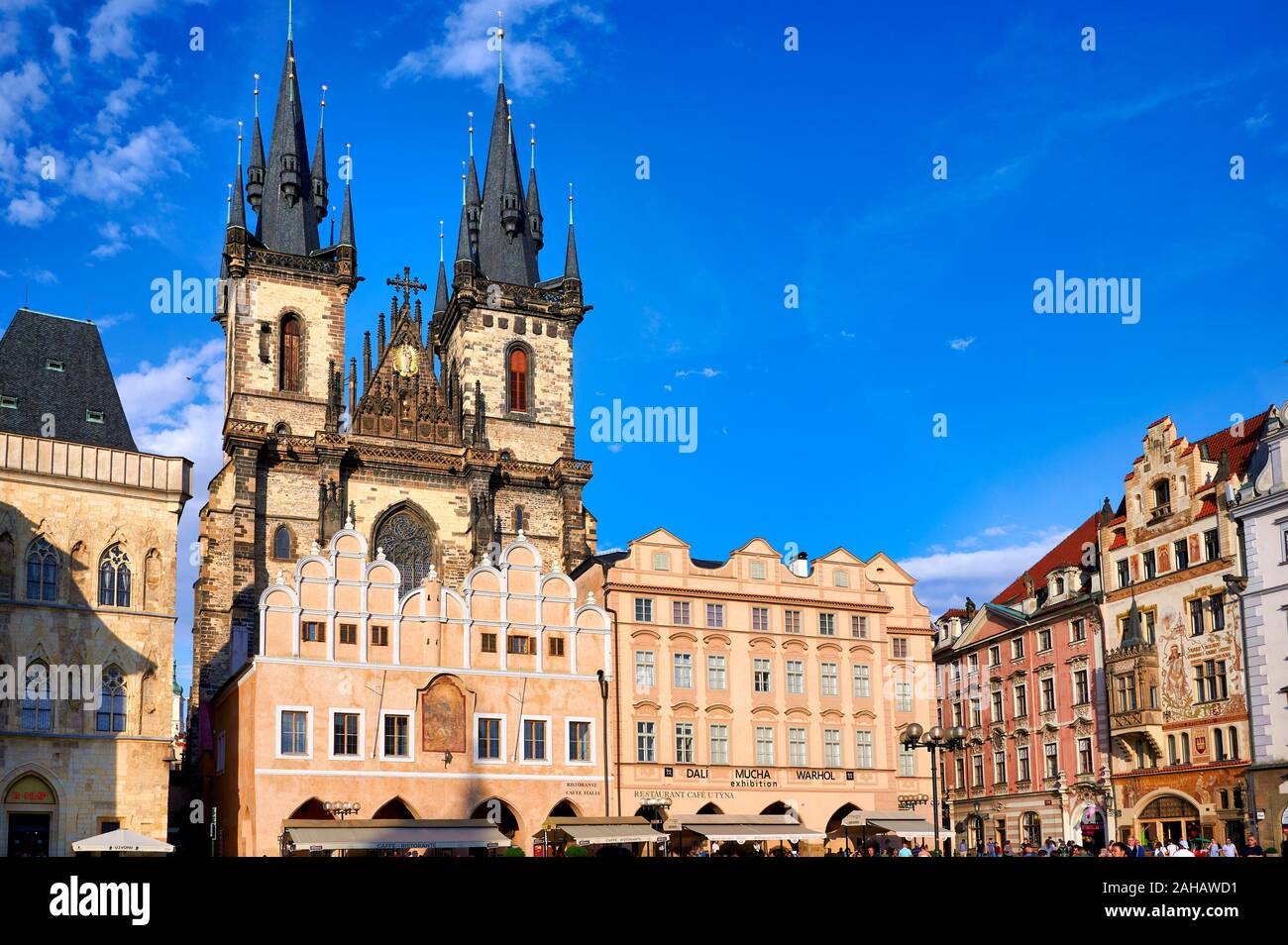 In Prag in der Tschechischen Republik. Blick auf die Altstadt Stockfoto