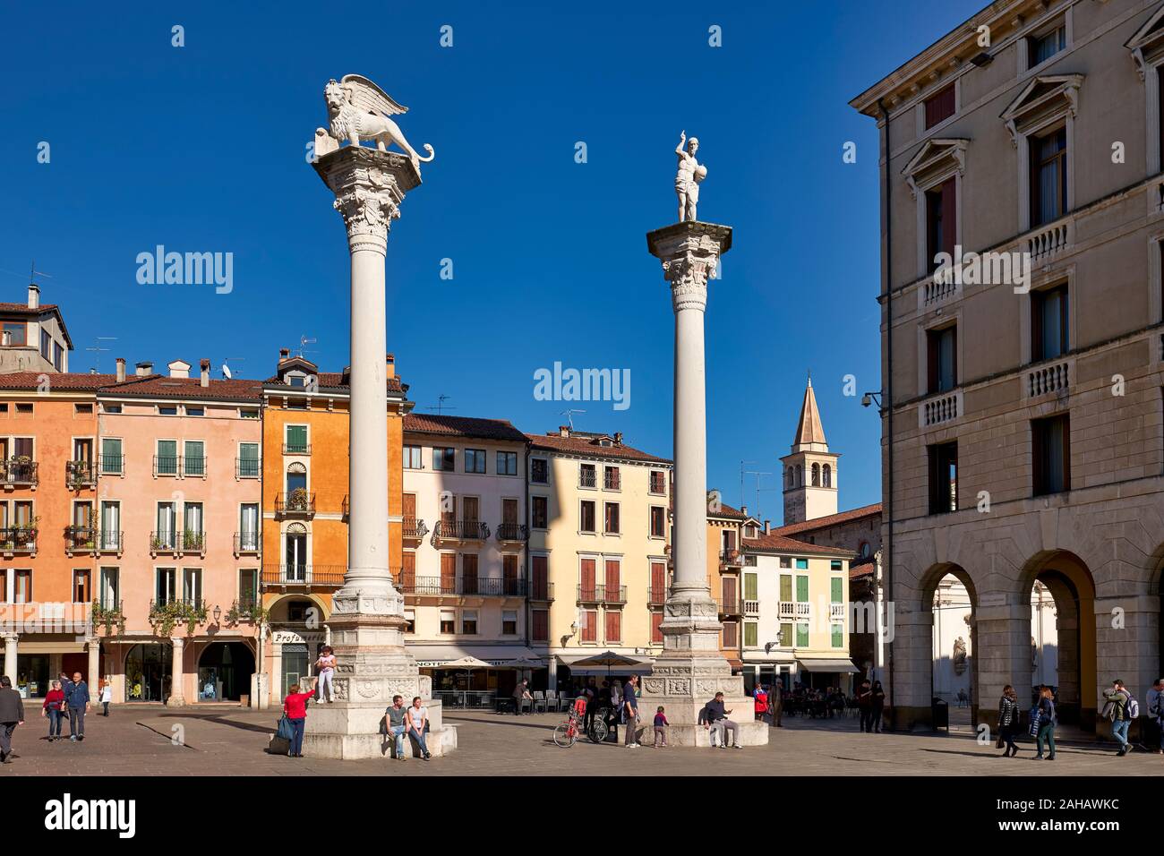 Piazza dei Signori. Vicenza, Venetien, Italien Stockfoto