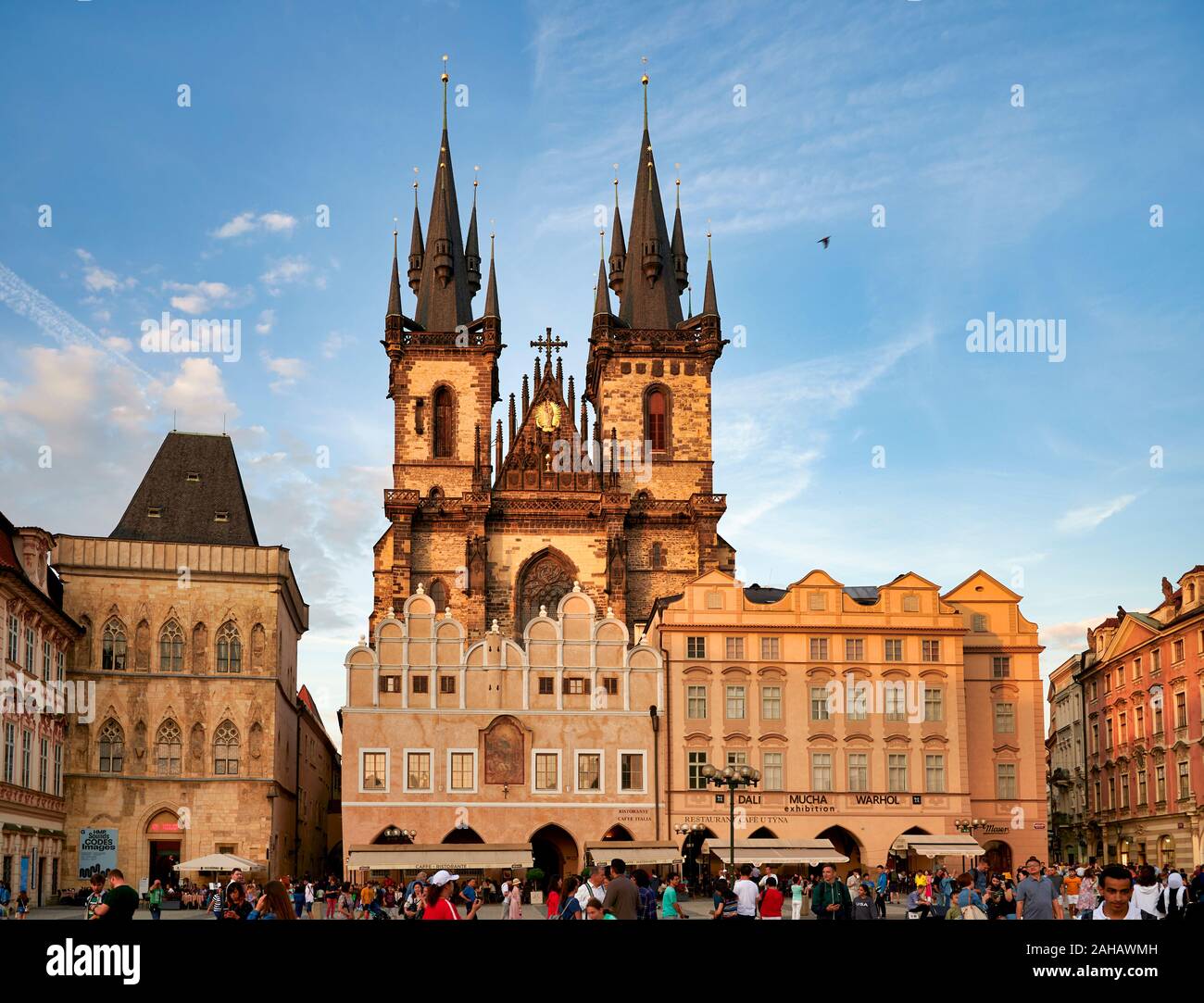 In Prag in der Tschechischen Republik. Blick auf die Altstadt Stockfoto