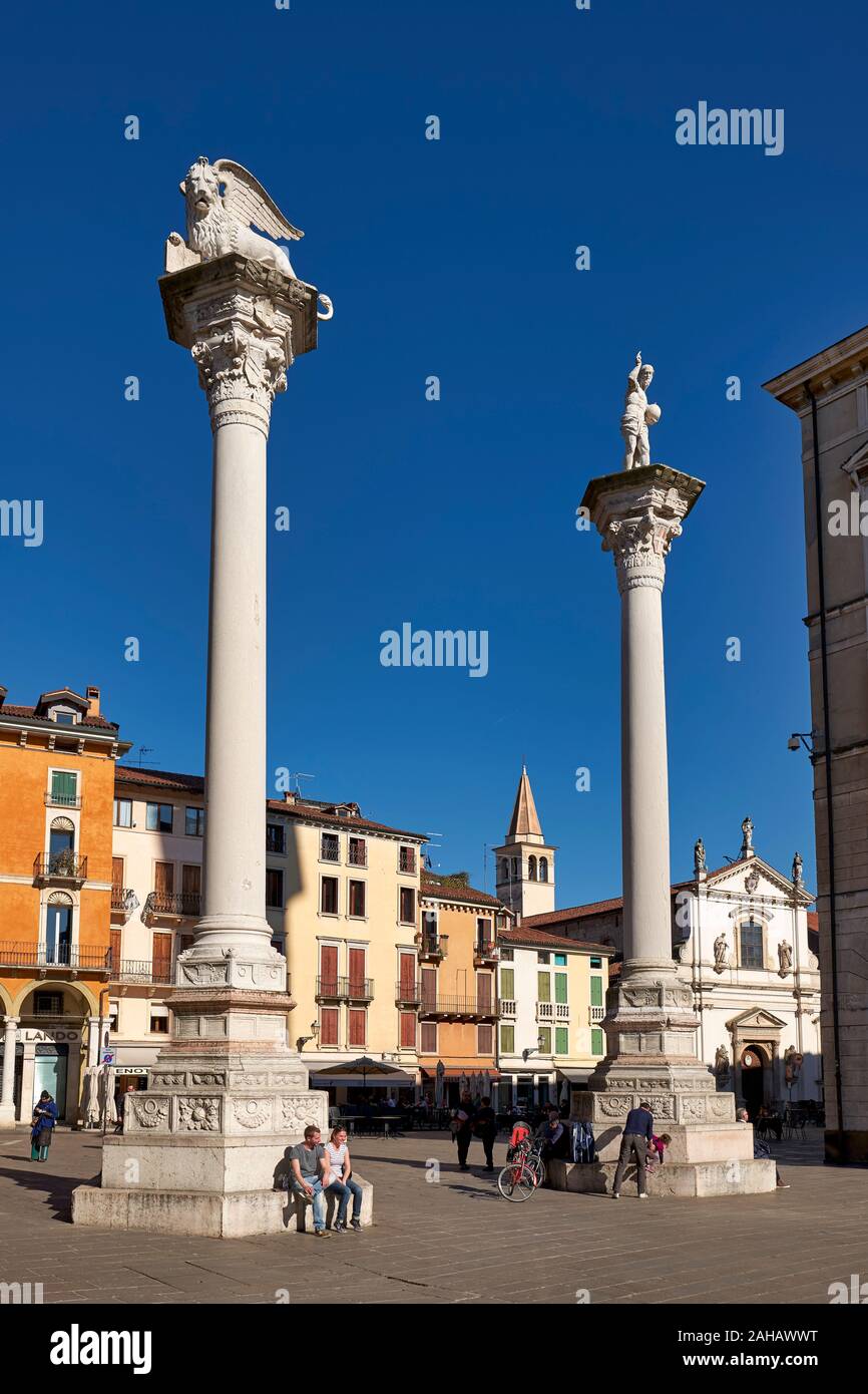 Piazza dei Signori. Vicenza, Venetien, Italien Stockfoto
