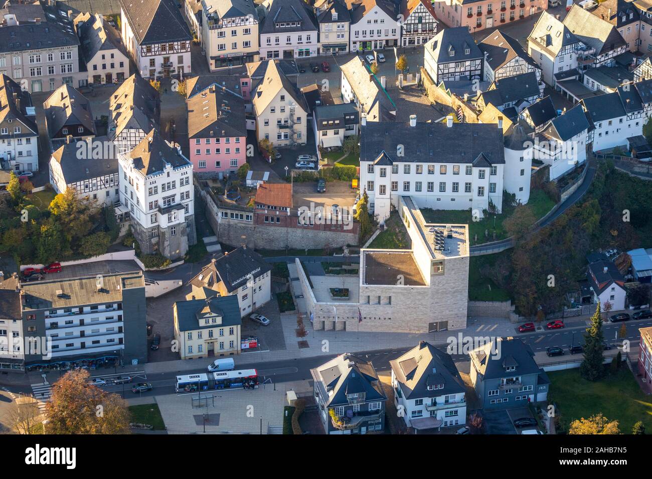 Luftaufnahme SauerlandMuseum am Alter Markt, Arnsberg, Sauerland