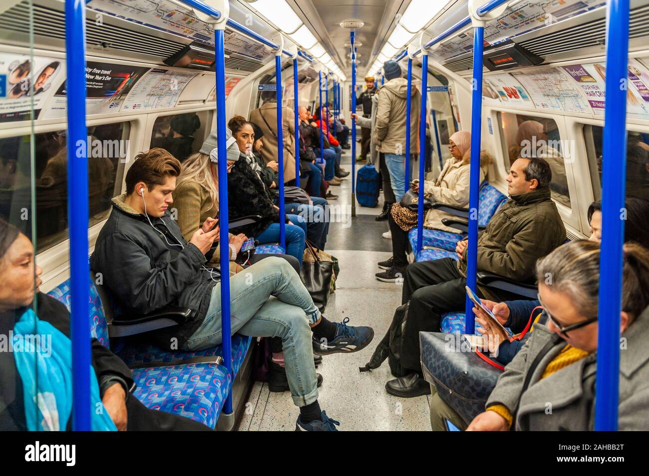Die Londoner U-Bahn, London, UK. Stockfoto