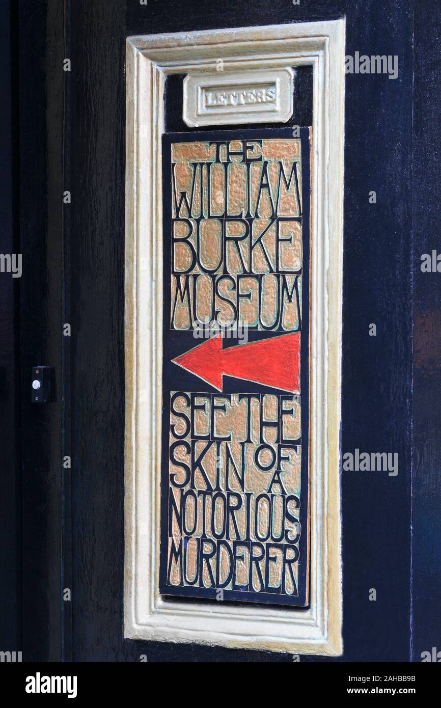 William Burke Museum, Victoria Street, Edinburgh, Schottland, Vereinigtes Königreich Stockfoto