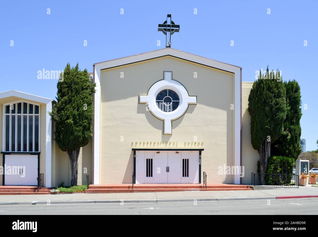 First Congregational Church, 230 Sacramento St., Rio Vista, CA 94571 Stockfoto