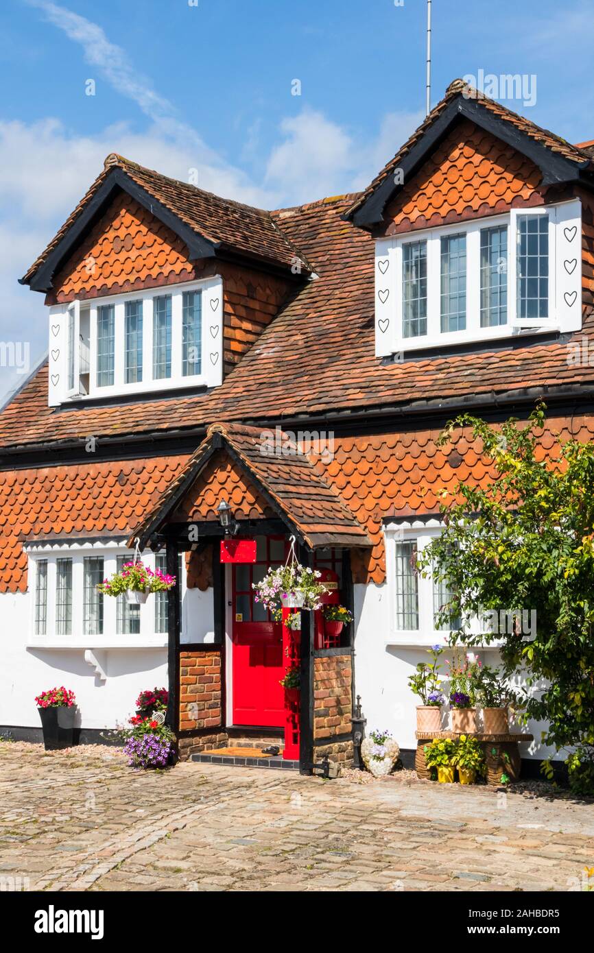Typische denkmalgeschützte Haus im Amersham, Buckinghamshire, England Stockfoto