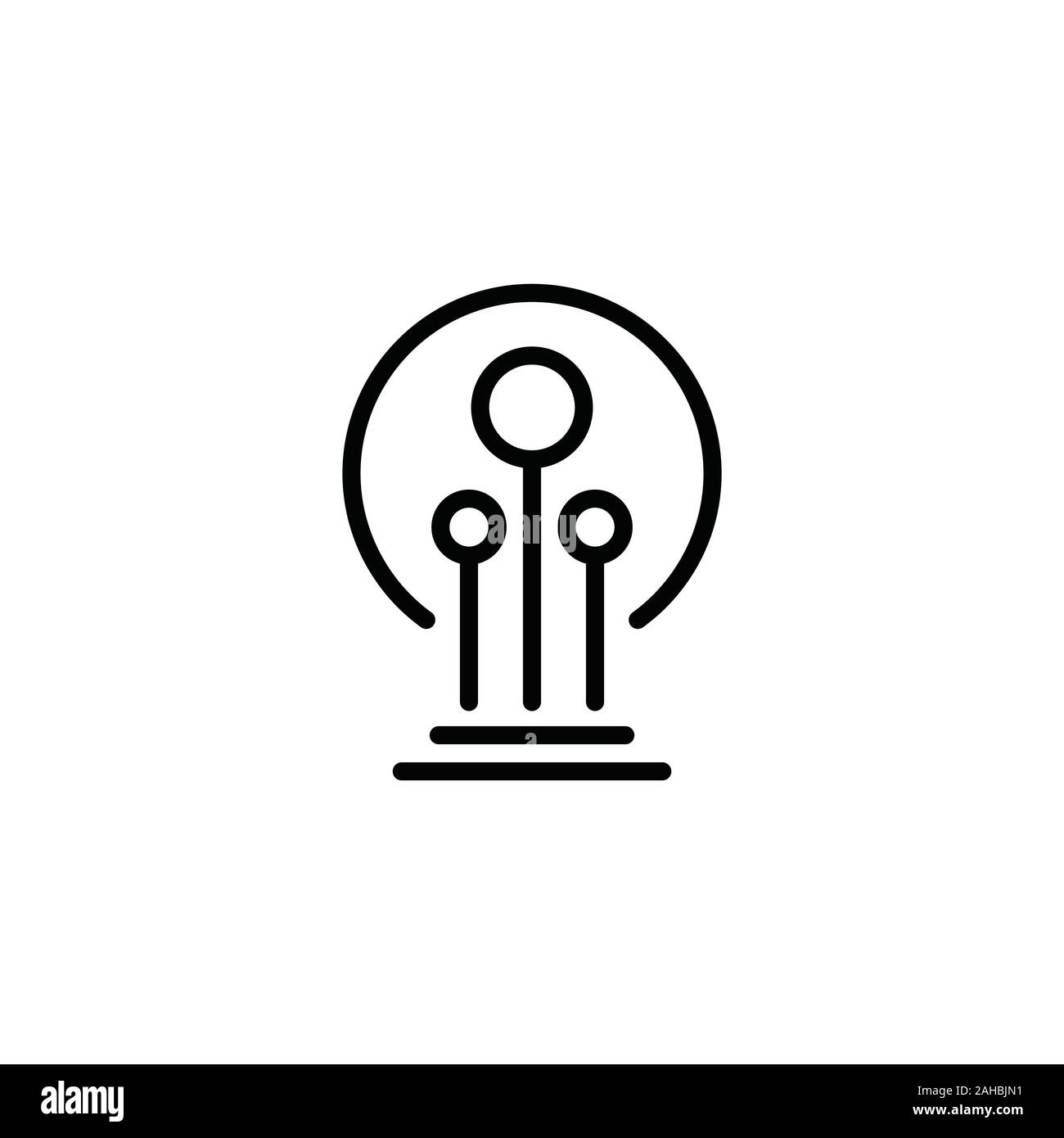 Anwalt Rechtsanwalt Anwalt Logo Design Vector Template Linearen Stil Line Art Law Konzept Symbol Vektor Design Stock Vektorgrafik Alamy