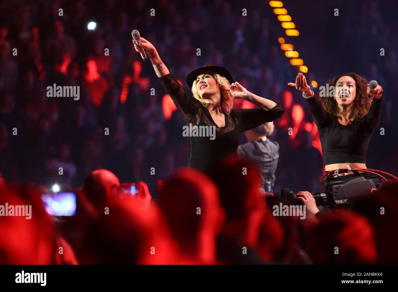 Sarah Connor in der barclaycard Arena in Hamburg am 03.03.2016 Stockfoto