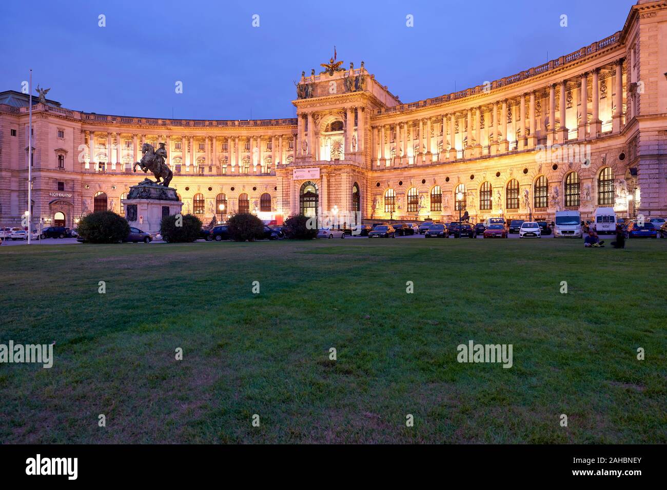 Neue Burg Museum Complex in der Hofburg. Wien Österreich Stockfoto