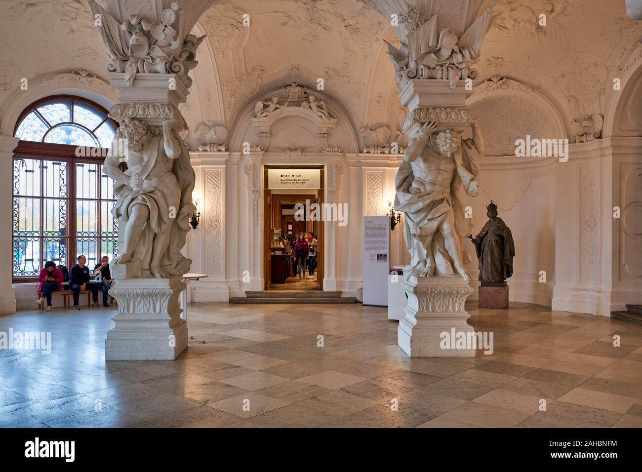 Belvedere Museum. Wien Österreich Stockfoto