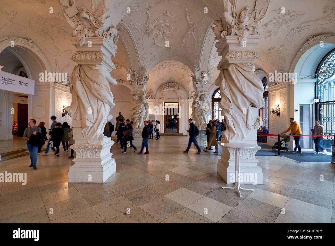 Belvedere Museum. Wien Österreich Stockfoto