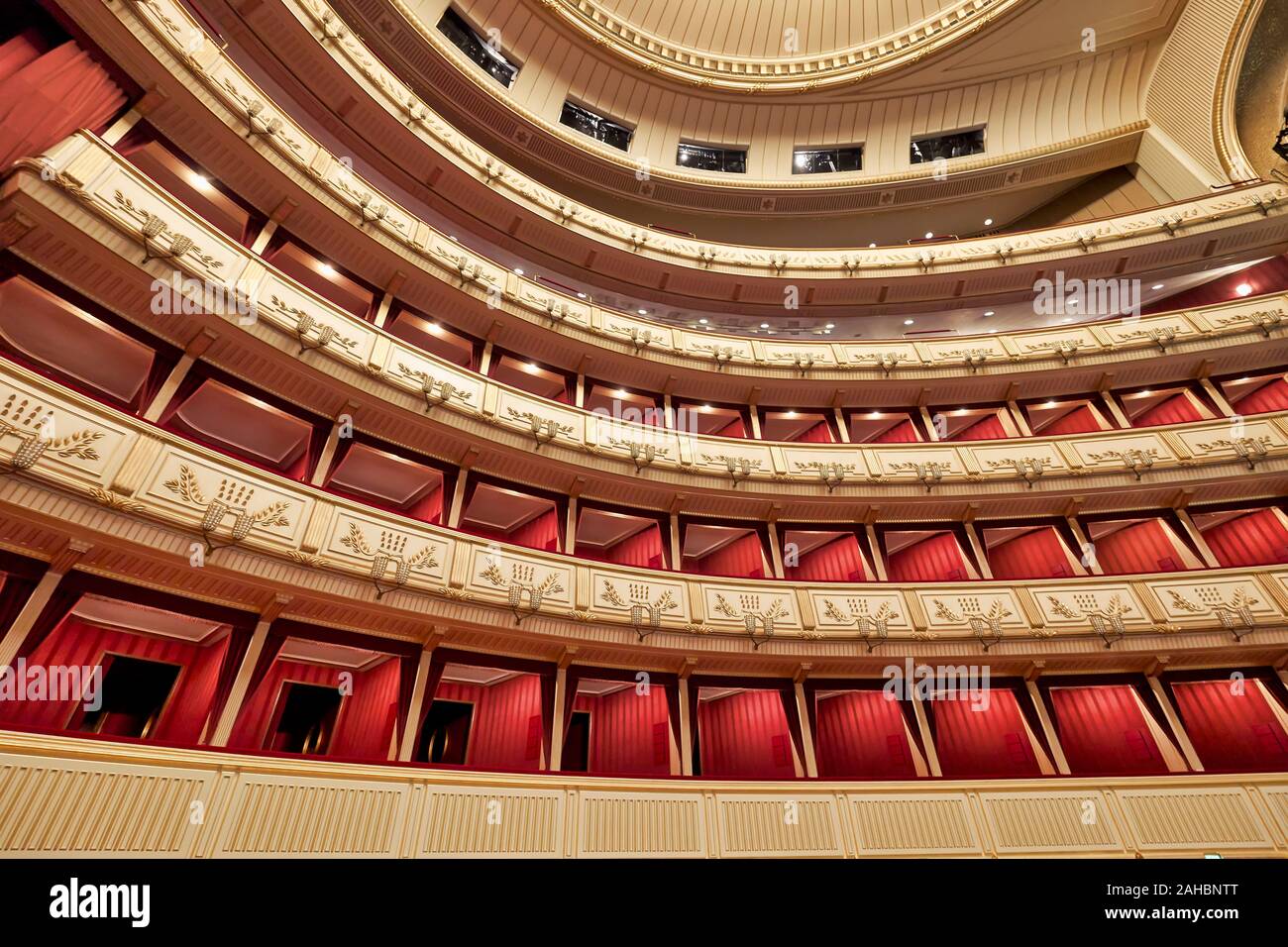 Die Wiener Staatsoper (Wiener Staatsoper) - Wien Österreich Stockfoto