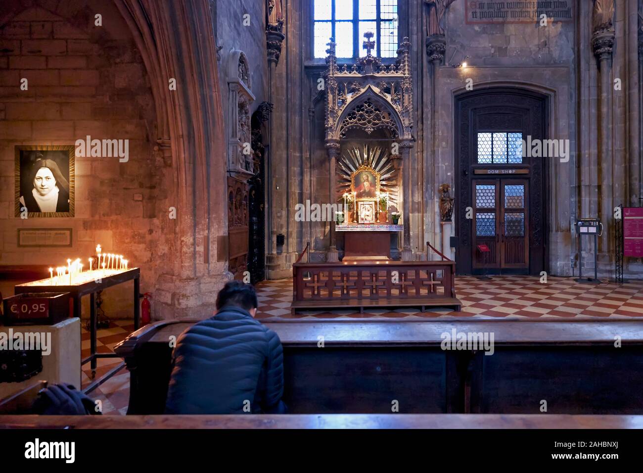 Stephansdom Der Stephansdom Kathedrale. Stephansplatz. Wien Österreich Stockfoto