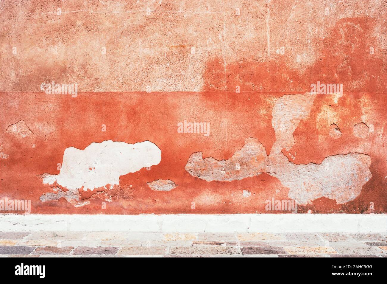 Alte geschält Wand Textur Hintergrund Stockfoto