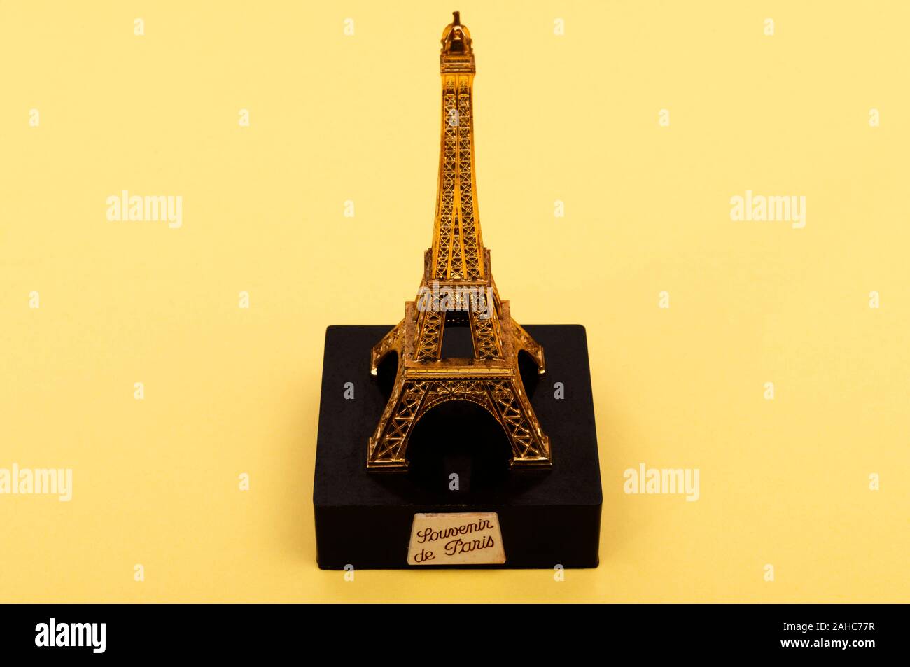 Kunststoff Eiffelturm Souvenir Stockfoto