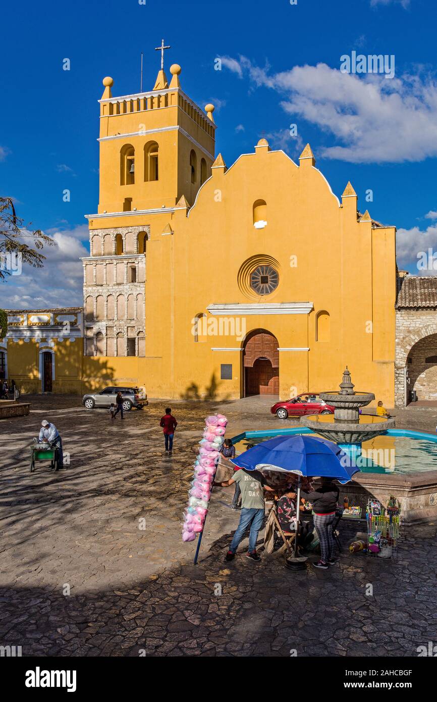 Mexiko Chiapas Comitán de Domínguez Zocalo Santo Domingo Kirche Sakristei Stockfoto