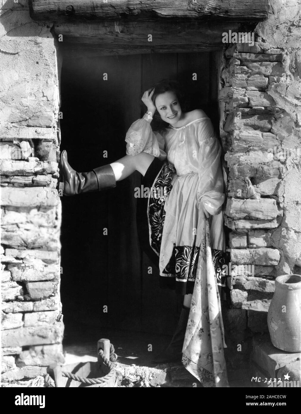 JOAN CRAWFORD 1930 Porträt von George Hurrell Werbung für MONTANA MOON Direktor Malcolm St. Clair Metro Goldwyn Mayer Stockfoto