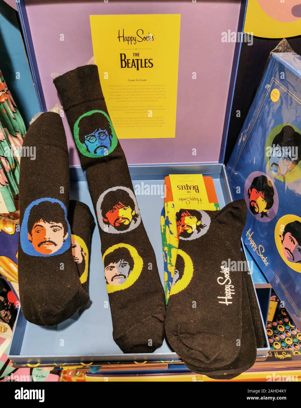 Rolling Stones Socken Für Herren – Mit Band-Logos, Knöchellang, Aus Baumwolle, Größe 42–46